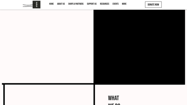 Screenshot of the Clothe Me - Thank You website