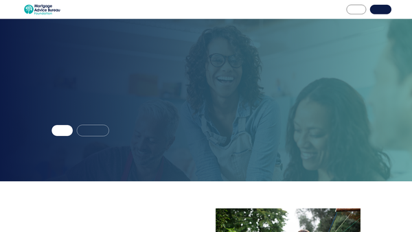 Screenshot of the Mortgage Advice Bureau Foundation website