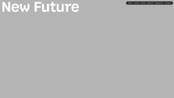 Screenshot of the New Future Construction School website